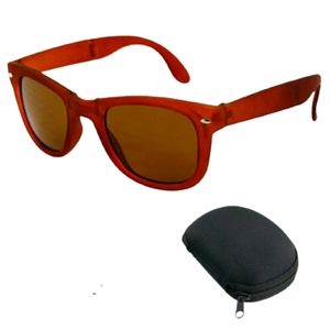 Sunglasses FOLDING BROWN TEA with Case